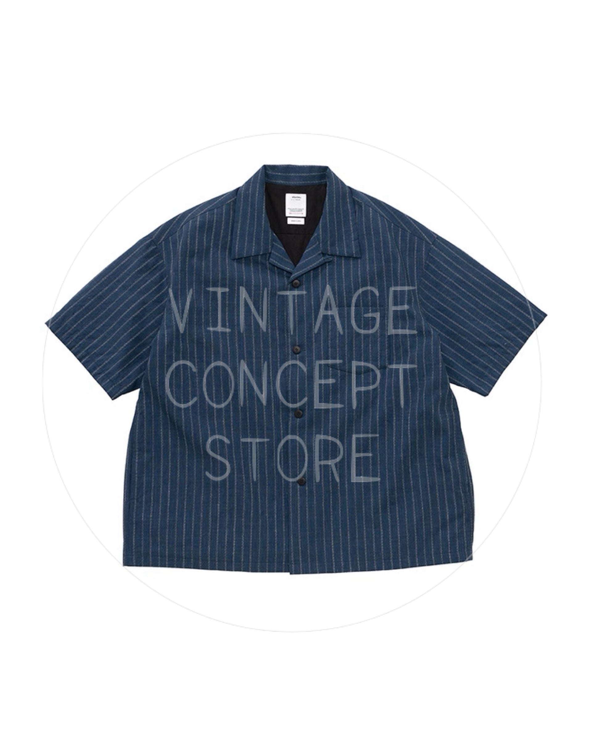 visvim 25AW WALLIS DOWN SHIRT S/S STRIPES